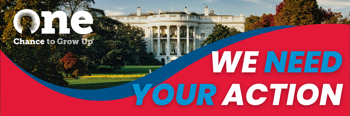 Action alert email header with the White House and the words We Need Your Action